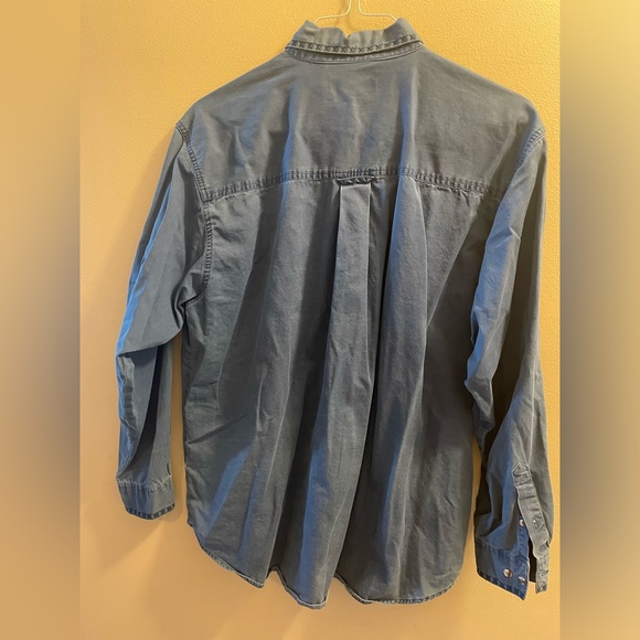 EUC Hunt Club - Soft Blue Button Down Casual Dress Shirt Men’s Top Size Large L - Picture 3 of 8